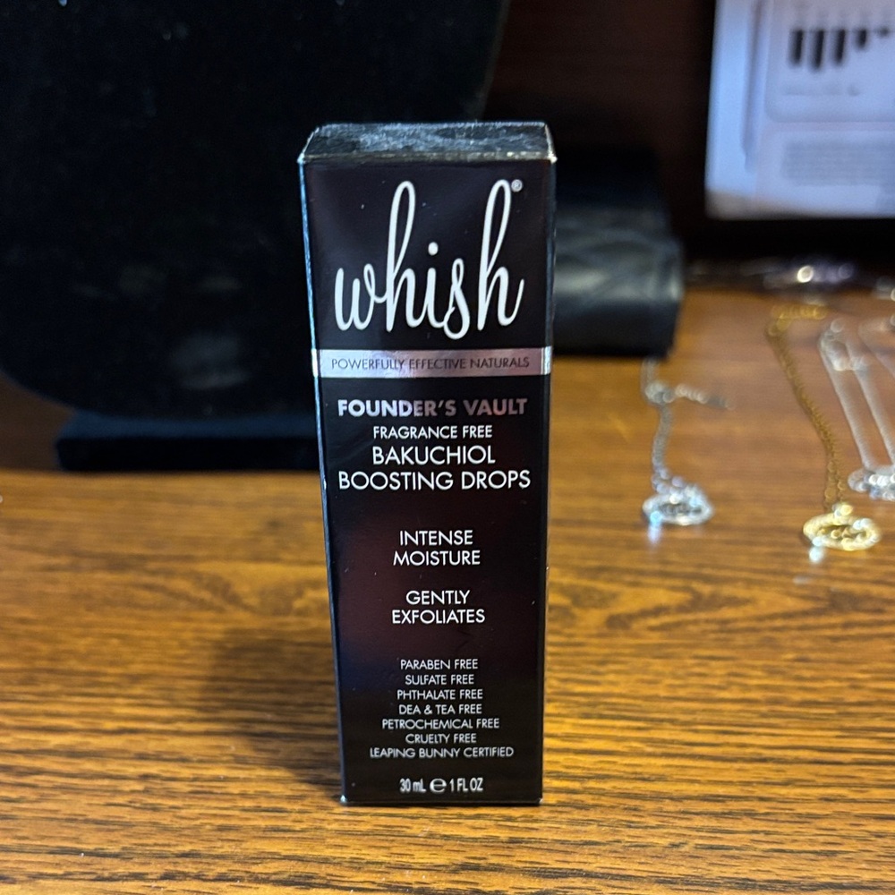 whish Black Bakuchiol Boosting Drops - Fragrance Free